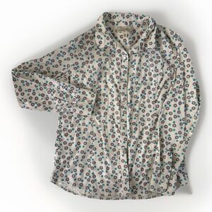 Cabelas Pearl Snap Shirt Womens Size Medium Corduroy Vintage Stars 90s Y2K